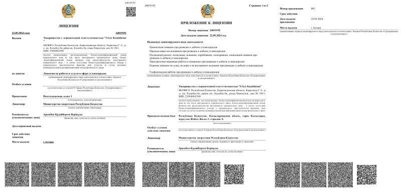 Лицензия на работы и услуги в сфере углеводородов